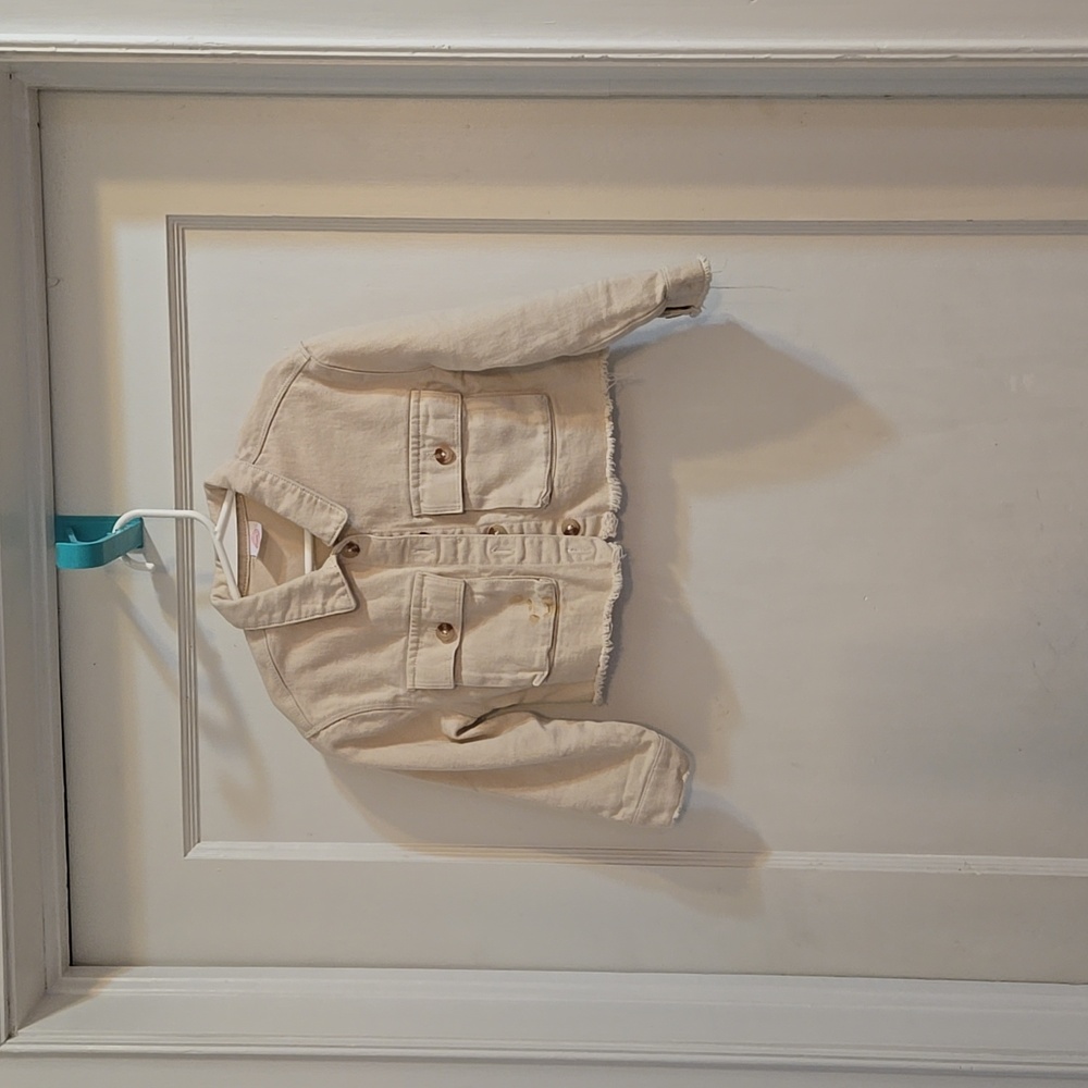 Toddler girls denim crop jacket size 4t